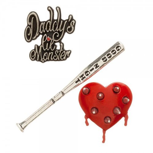 Suicide Squad Harley Quinn Lapel Pin Set